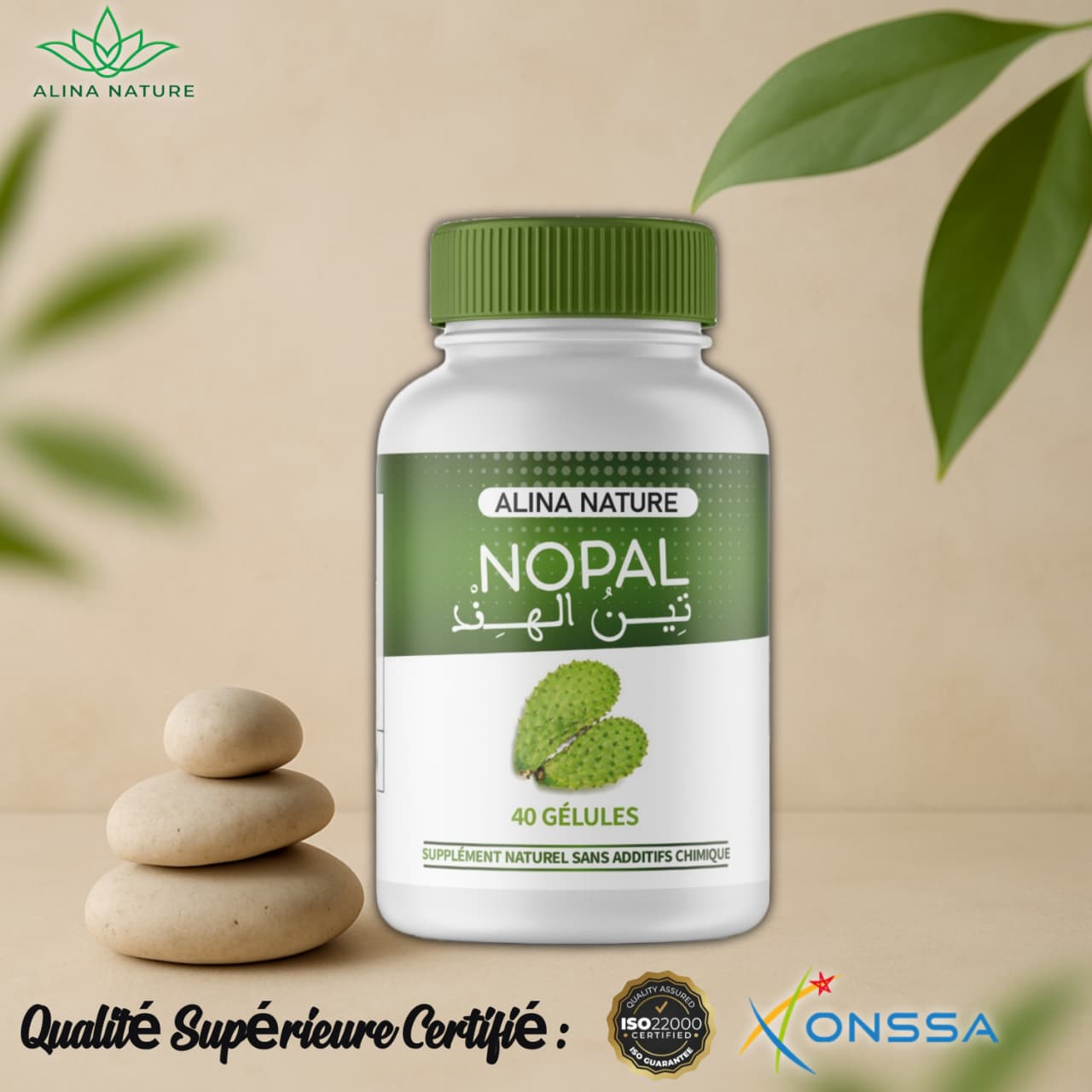Nopal – Contrôle du poids & Santé Digestive – 40 gélules