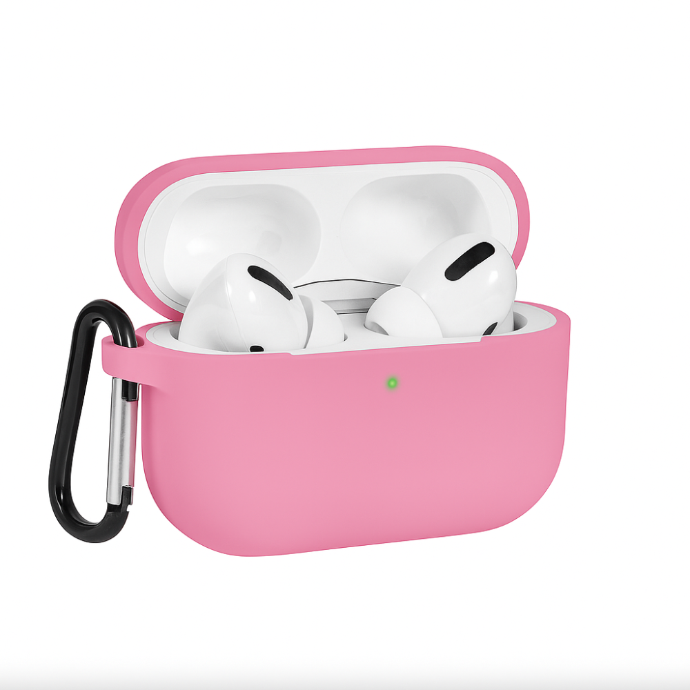 Coque Silicone rose Compatible avec AirPods Pro 2ème Génération thumbnail 1