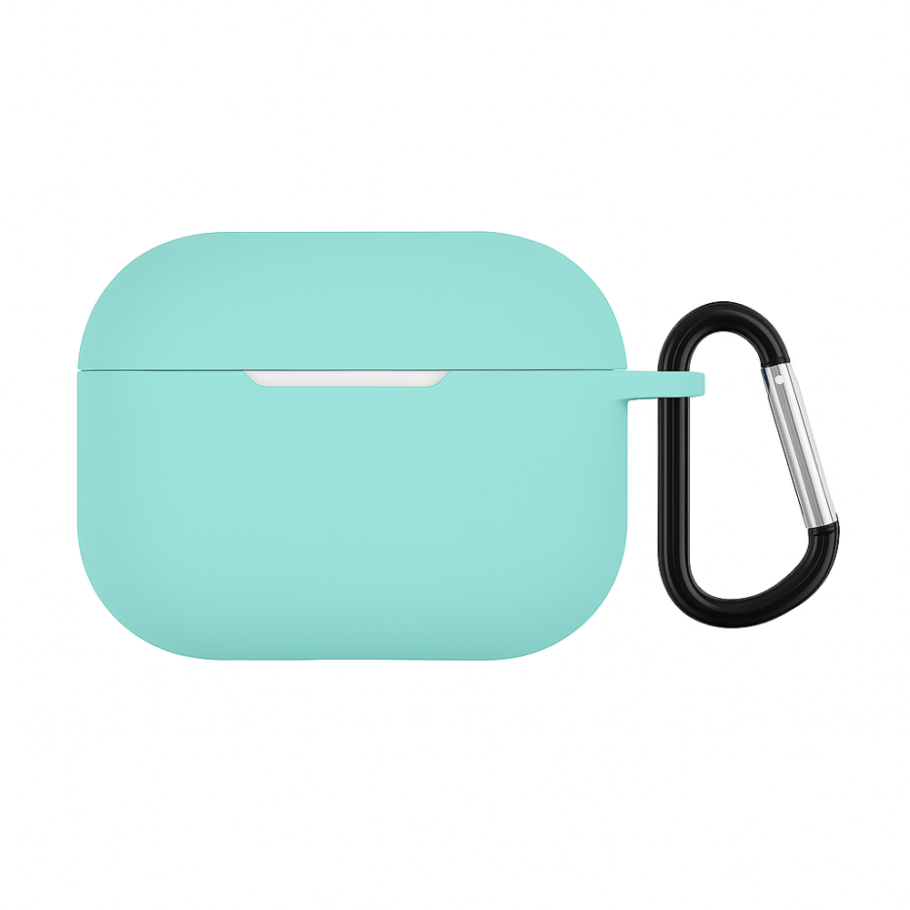 Coque en Silicone pour AirPods 4 bleu sarcelle– Protection Élégante et Fiable thumbnail 1