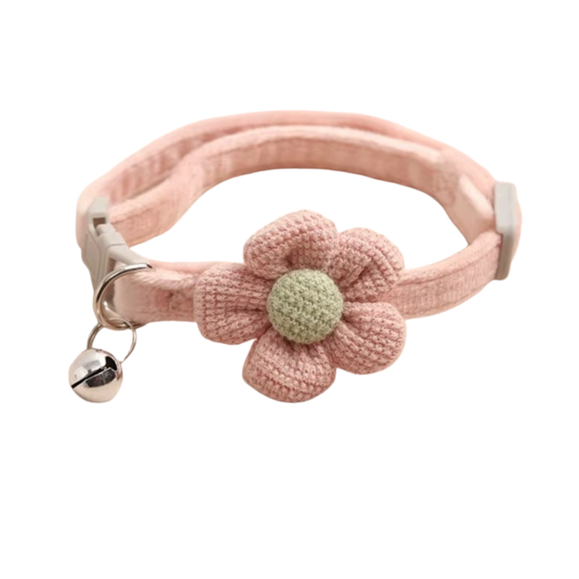 Collier de Chat Rose avec Clochette – Réglable & Sécurisé 