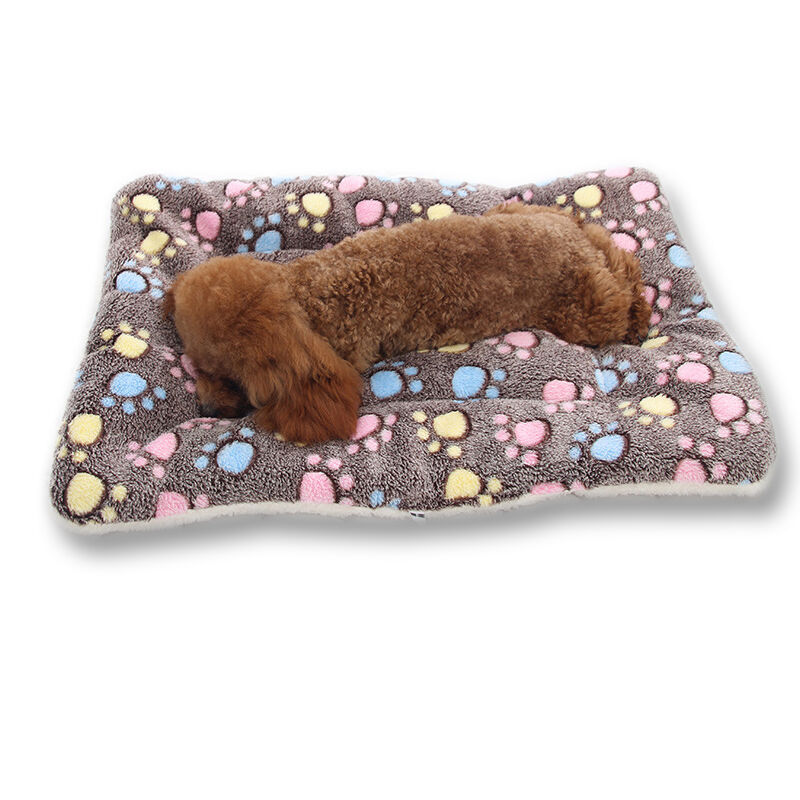 Lit pour chien et chat – Tapis de sommeil doux en flanelle
