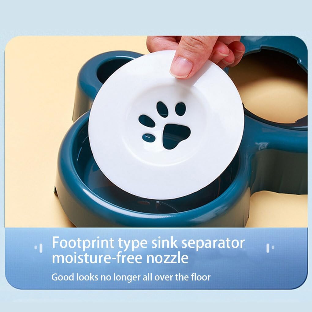 Gamelle pour chat avec distributeur d’eau automatique – Inclinée & anti-déversement