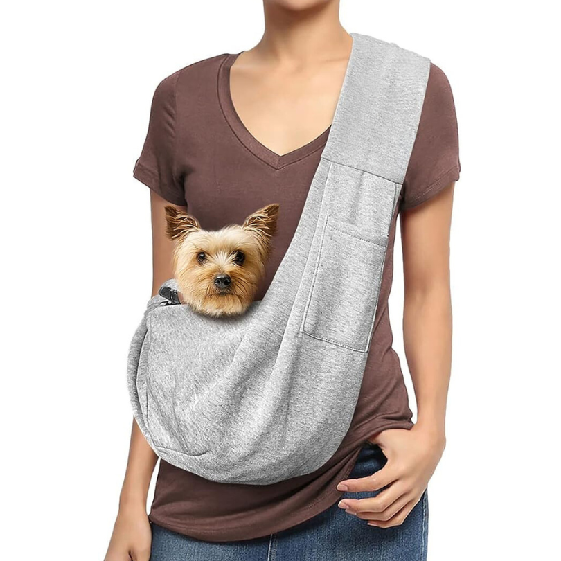 Sac de transport pour chien et chat – Double face élégant avec bandoulière
