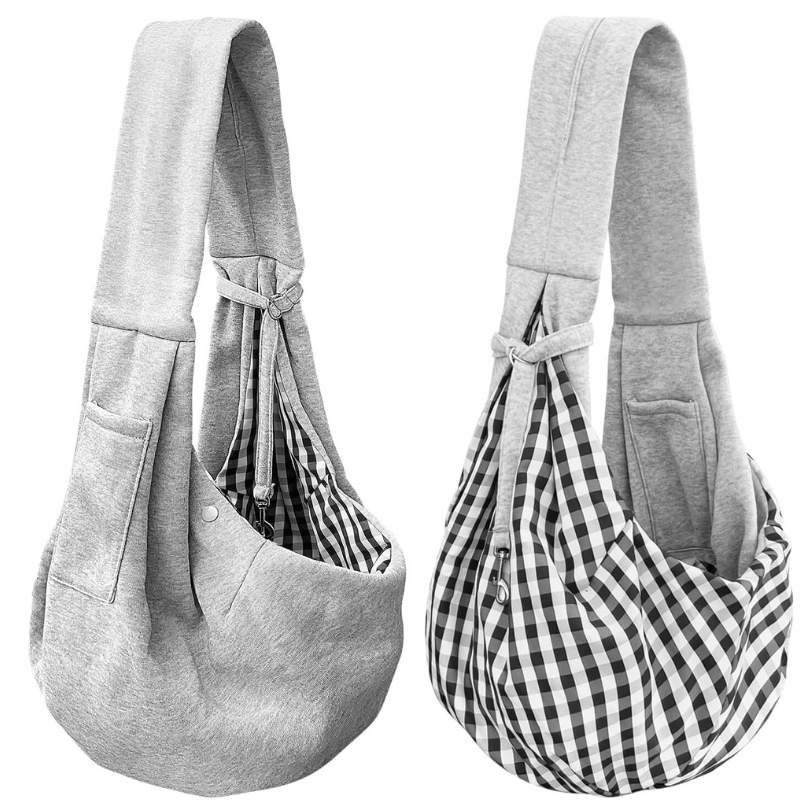 Sac de transport pour chien et chat – Double face élégant avec bandoulière