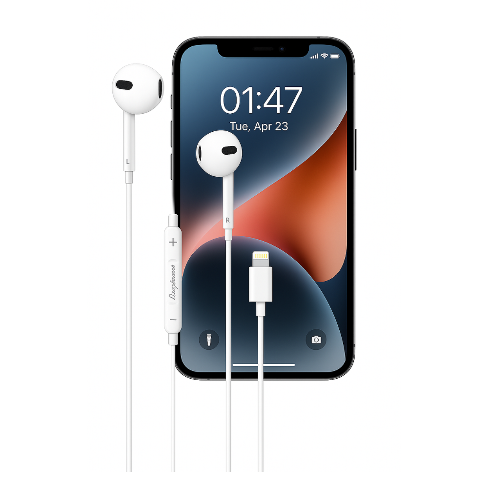 Ecouteurs Filaire Son Premium Lightning