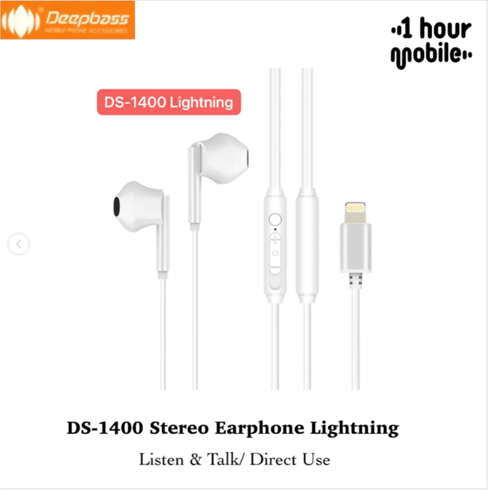 Ecouteurs Filaire Son Premium lightning