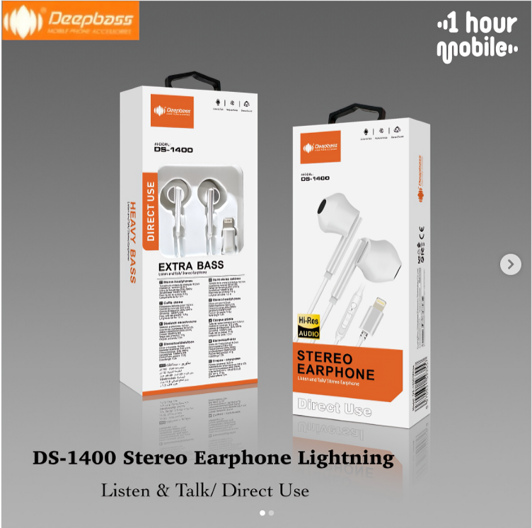Ecouteurs Filaire Son Premium lightning