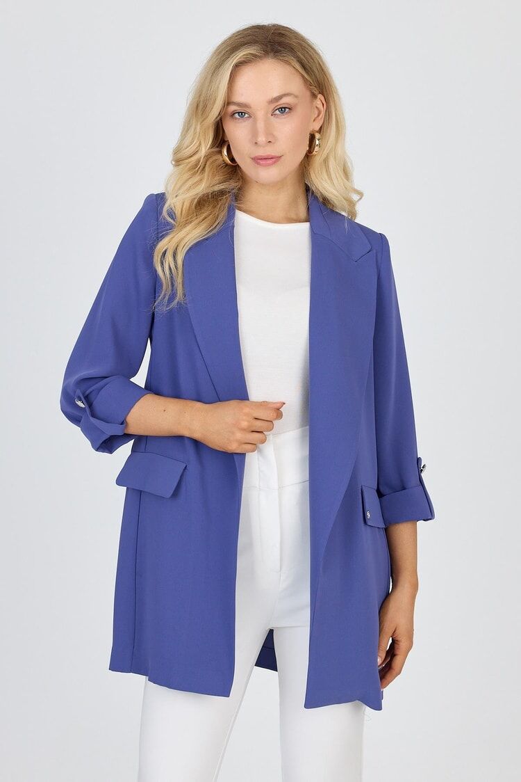 Veste à double boutonnage avec poches thumbnail 4