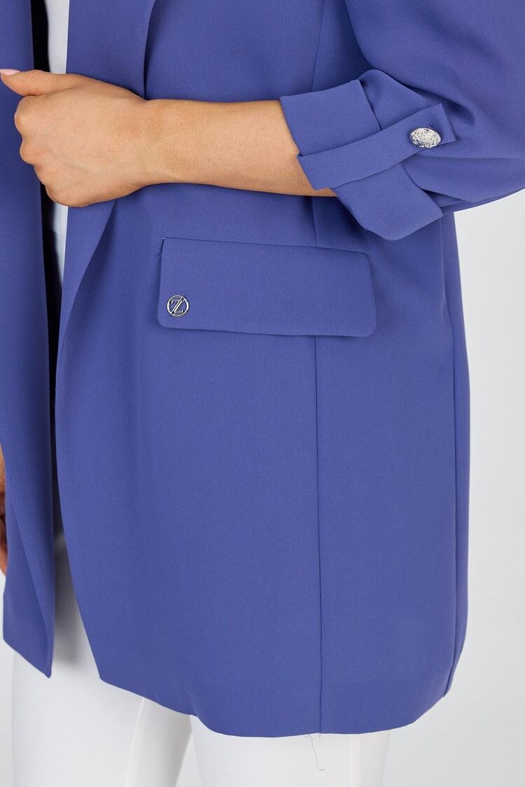 Veste à double boutonnage avec poches thumbnail 5