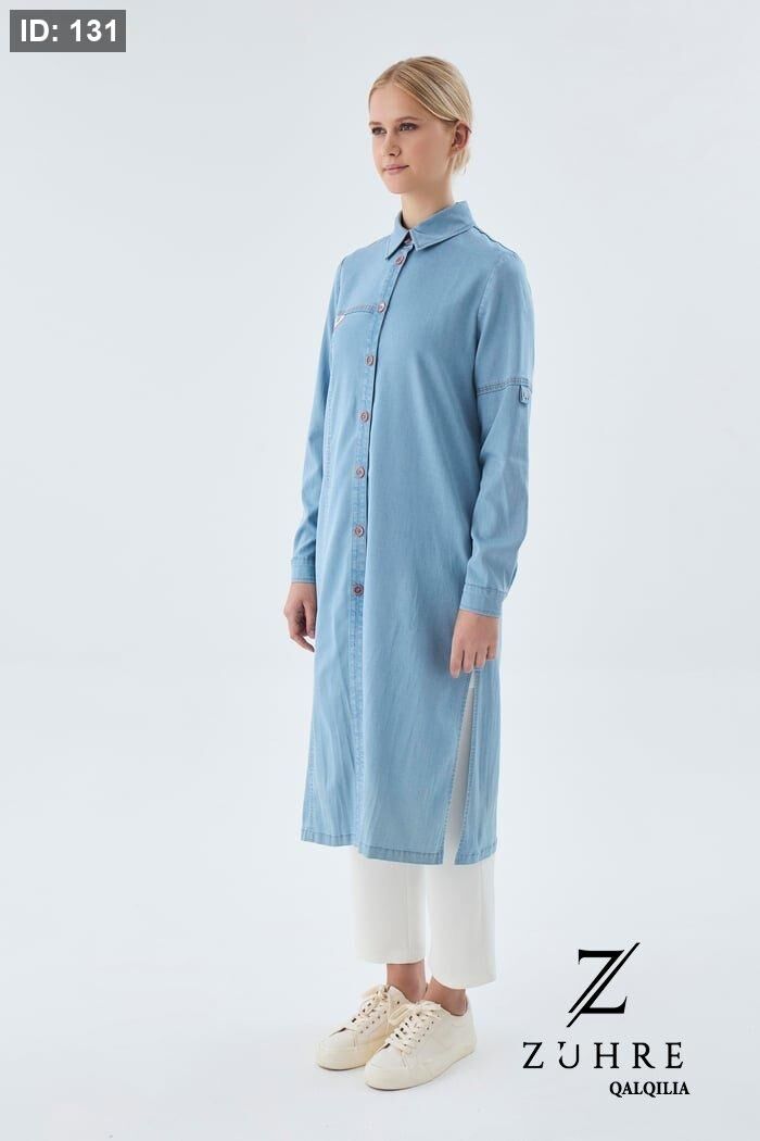 Chemise Longue En Jean