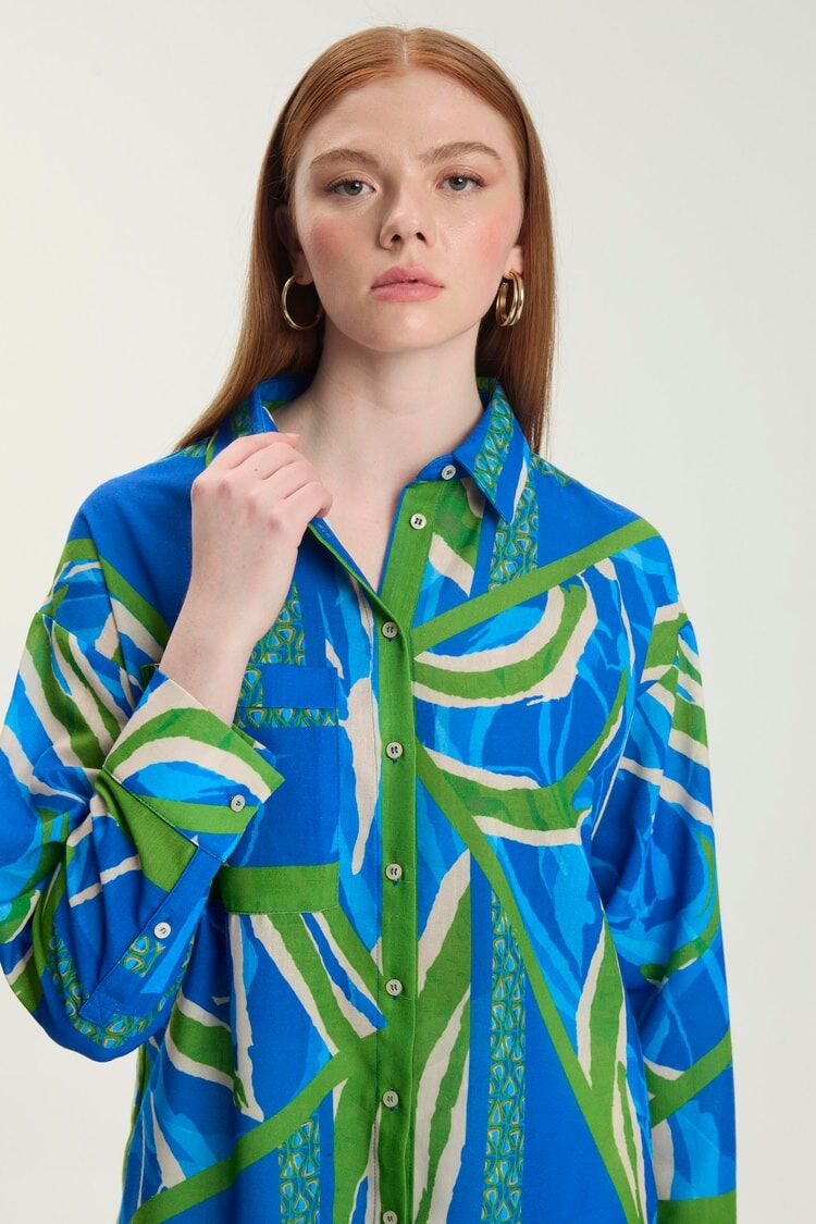 Patterned  Shirt G-0100 thumbnail 5