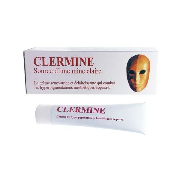 DERMO SOINS CLERMINE CRÈME RÉNOVATRICE ÉCLAIRCISSANTE 30G كريم علاج التصبغ