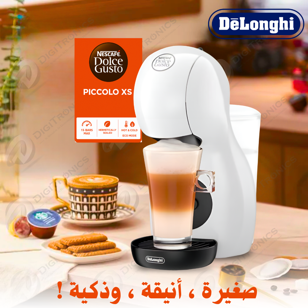 Machine à café Dolce Gusto Piccolo XS – 15 bars, 0,8 L, 1400W