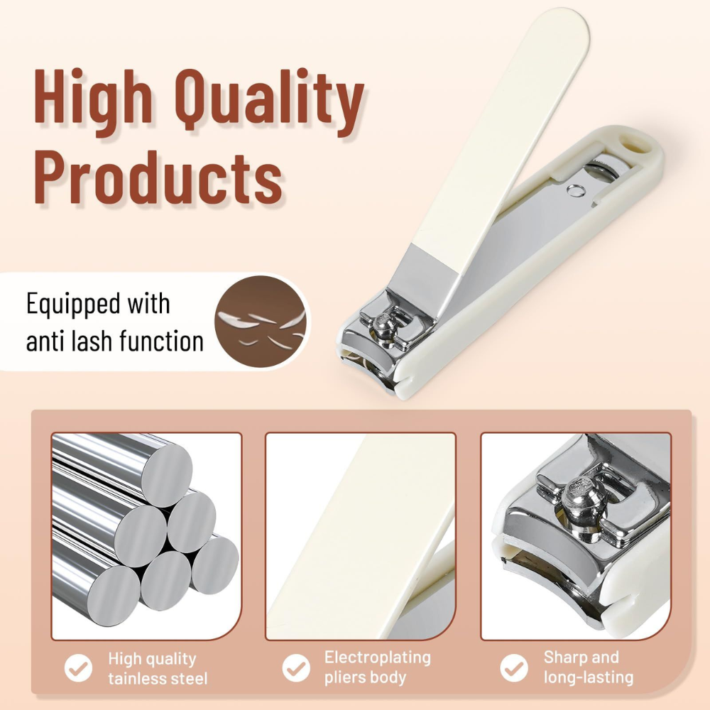 Kit Coupe-Ongles Professionnel 7 Pièces - Manucure et Pédicure thumbnail 4