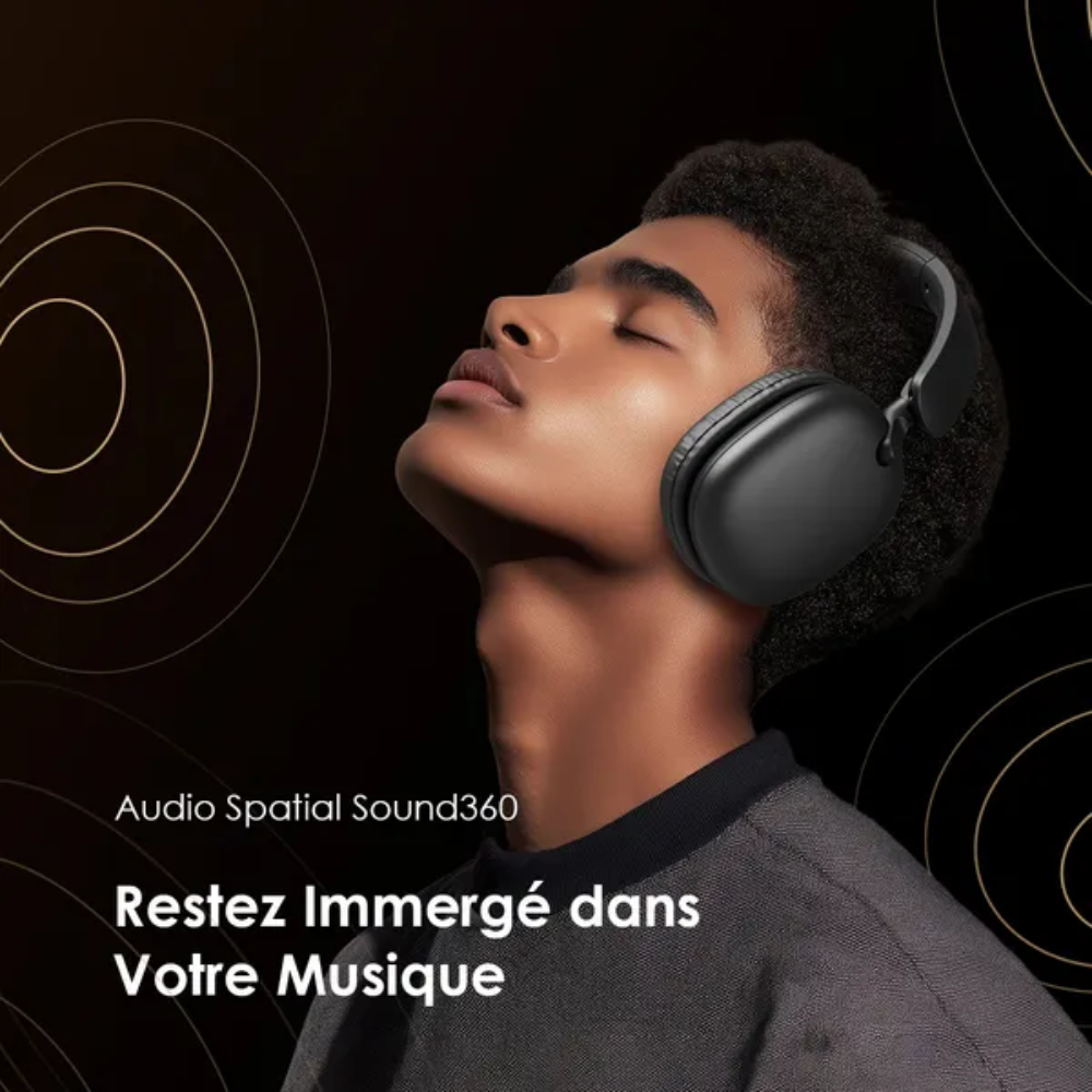 Boompop Lite – Casque Sans Fil avec Enc Son Puissant & Confort Absolu + Cable Auxiliaire Gratuit thumbnail 6