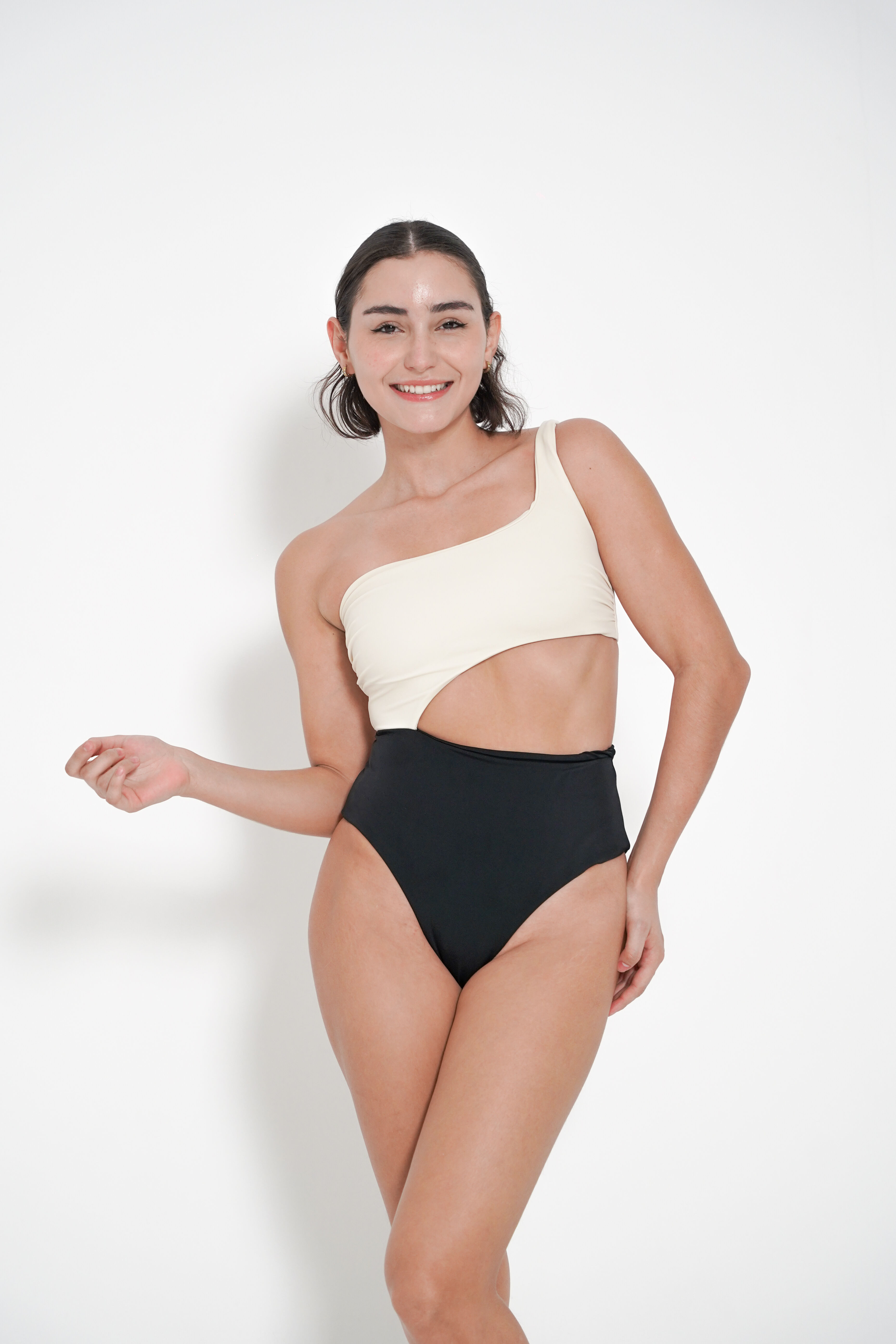 Swimwear - Black & Cream