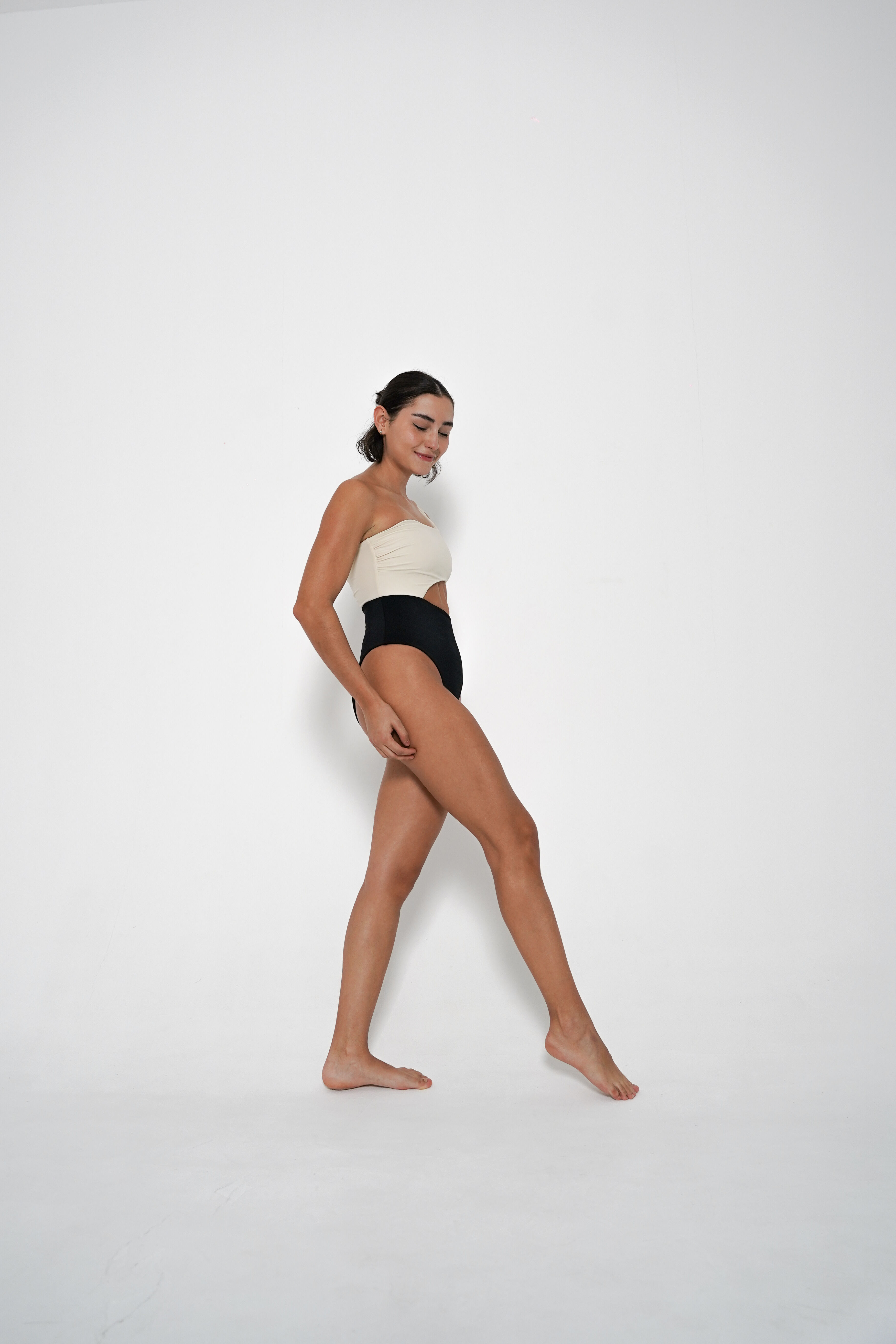 Swimwear - Black & Cream thumbnail 3