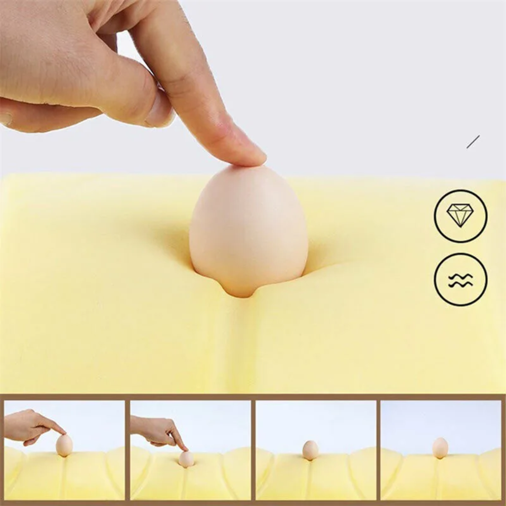 Coussin Repose-Nuque pour Siège de Voiture Noir thumbnail 4