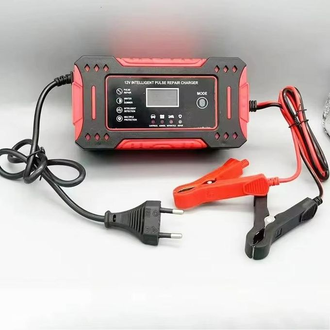 Chargeur de batterie de voiture 12V 6A, réparation d'impulsions, écran LCD, Charge rapide intelligente, AGM, Cycle profond, GEL, plomb-acide, pour automobile et moto thumbnail 4
