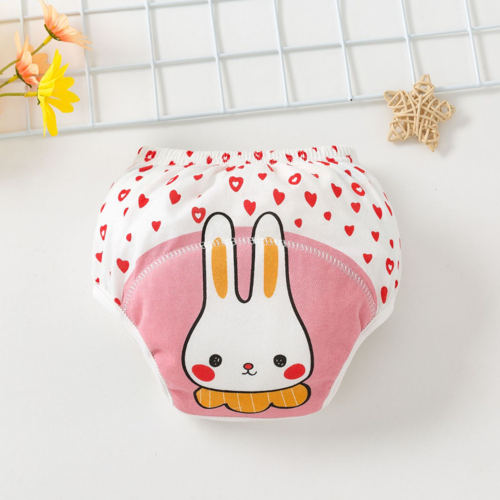 Pack De 4 Culottes D’apprentissage Lavables – Motifs Animaux – Enfant 5 Ans (100 Cm)