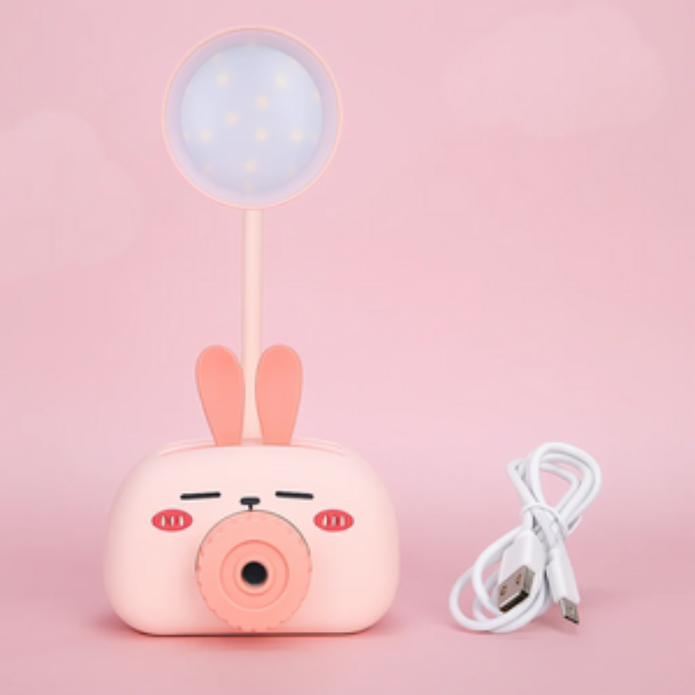 Lampe De Bureau Led Lapin – Rechargeable Usb – Flexible, Mignonne Et Multifonction