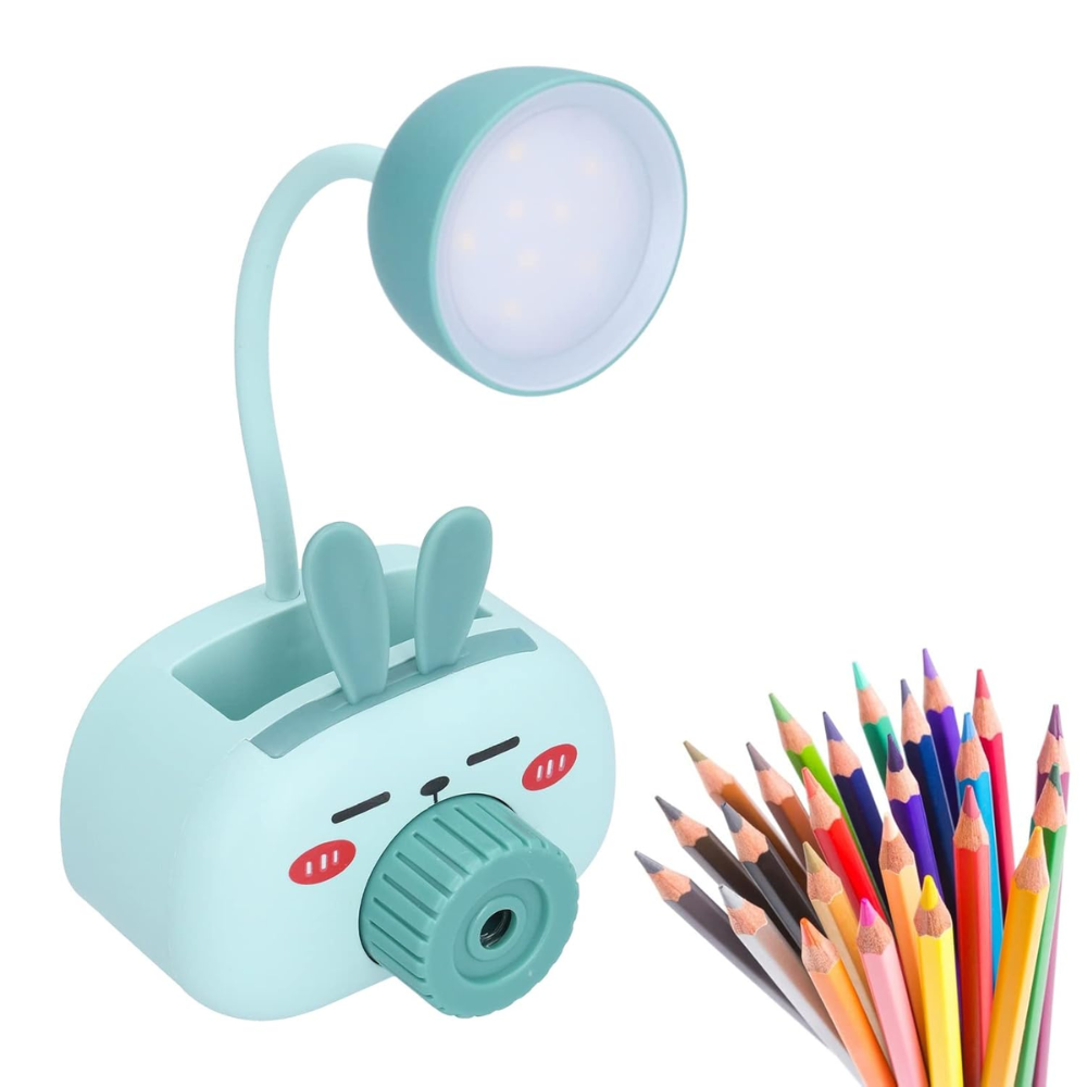 Lampe De Bureau Led Lapin – Rechargeable Usb – Flexible, Mignonne Et Multifonction