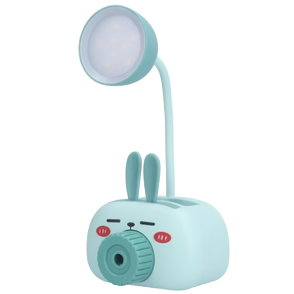 Lampe De Bureau Led Lapin – Rechargeable Usb – Flexible, Mignonne Et Multifonction