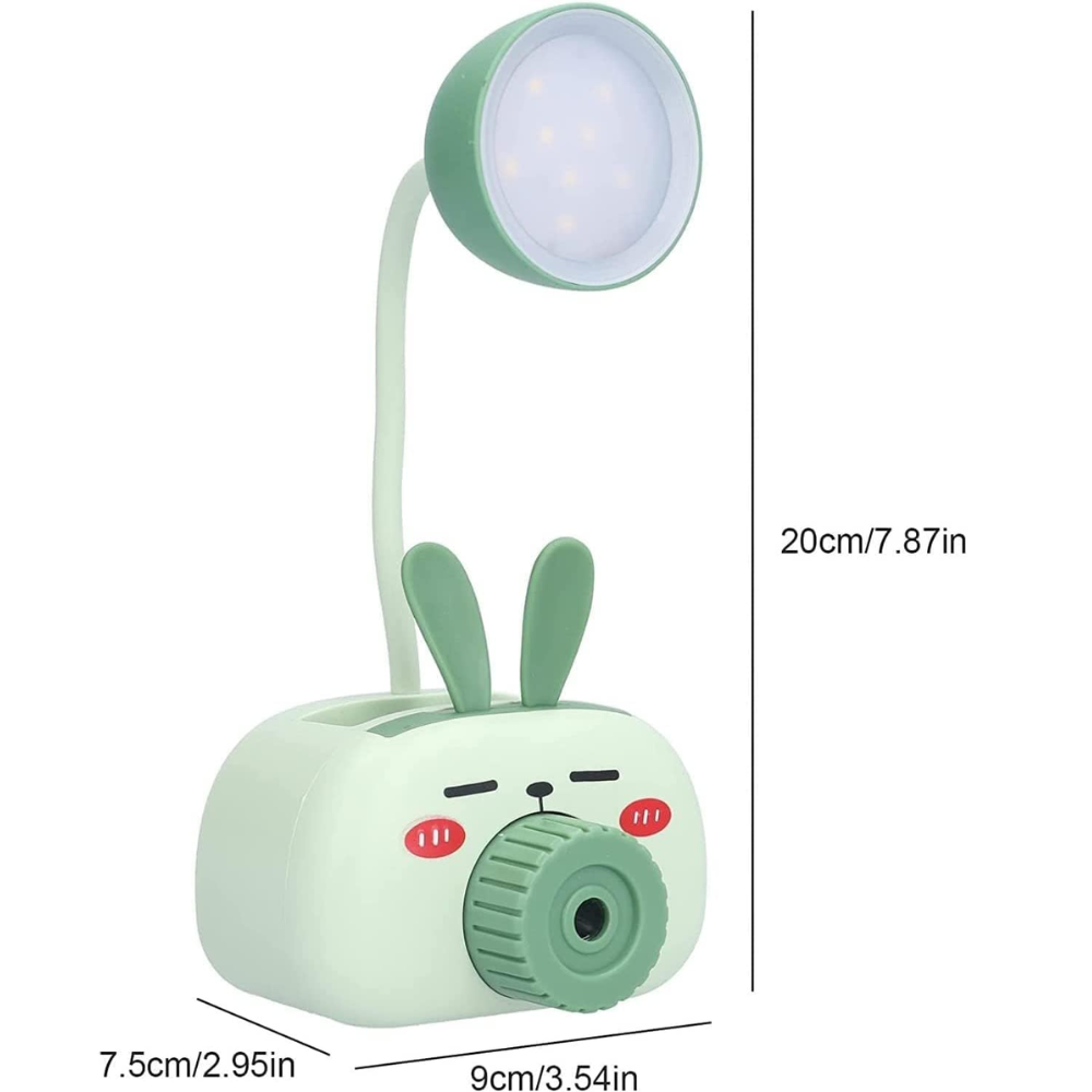Lampe De Bureau Led Lapin – Rechargeable Usb – Flexible, Mignonne Et Multifonction