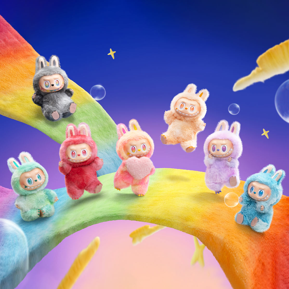 THE MONSTERS Big into Energy Series-Vinyl Plush Pendant Blind Box 