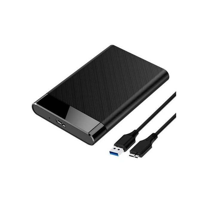Boîtier de disque dur externe, USB 3.0 vers SATA III, coque SSD HDD, 2.5 pouces