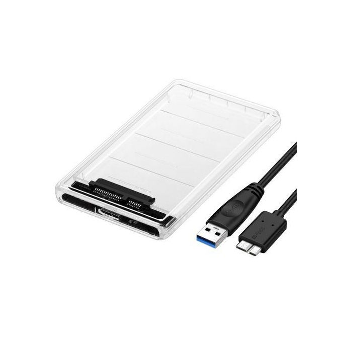 Boîtier de Disque Dur Externe, USB 3.0 Vers SATA III, Coque SSD HDD, 2.5 Pouces