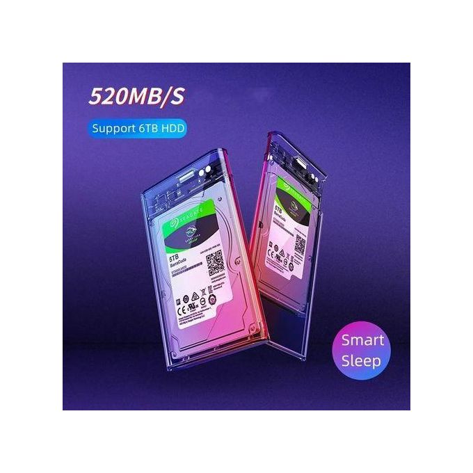 Boîtier de Disque Dur Externe, USB 3.0 Vers SATA III, Coque SSD HDD, 2.5 Pouces thumbnail 4