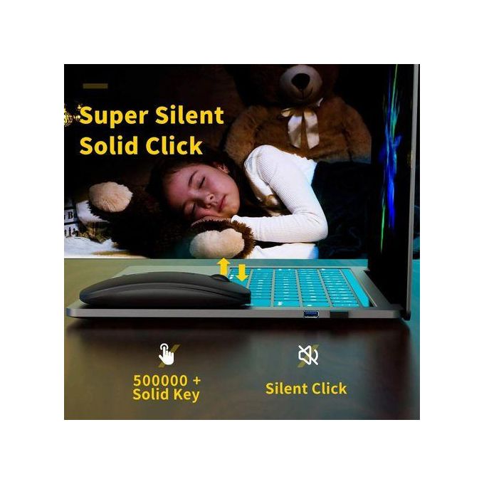 Souris Bluetooth sans Fil Rechargeable 2.4G USB Souris pour Windows Tablette Ordinateur Portable PC thumbnail 4