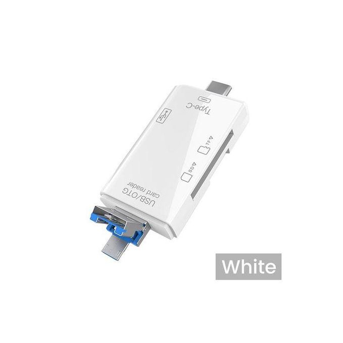 Lecteur de Carte USB 3.0 Multifonction 6 en 1,Disque U, Type C, Micro USB, clé USB TF, Clé USB SD, Adaptateur thumbnail 3