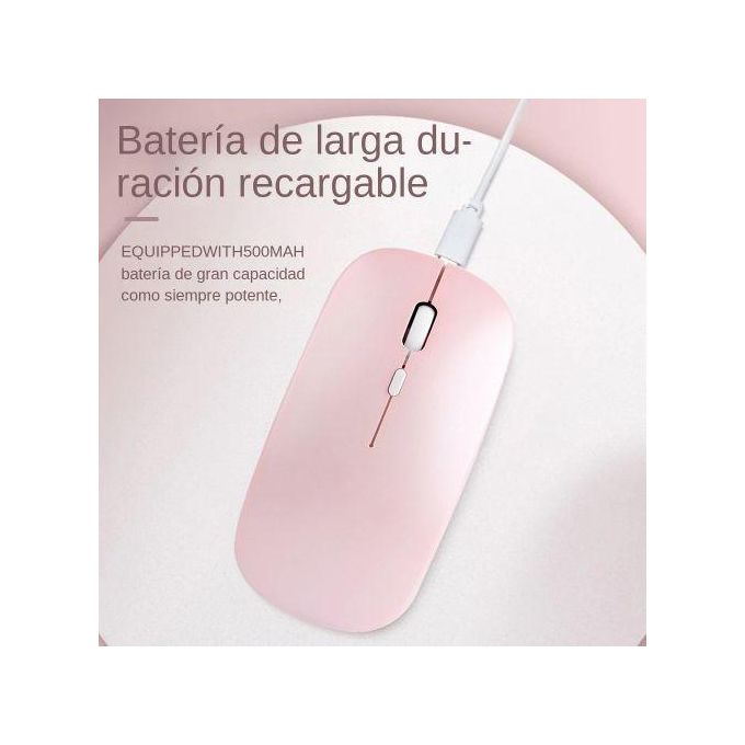 Souris Bluetooth sans Fil Rechargeable 2.4G USB Souris pour Windows Tablette Ordinateur Portable PC