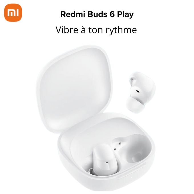 Redmi Buds 6 Play – Réduction de Bruit IA & Design Ergonomique thumbnail 1