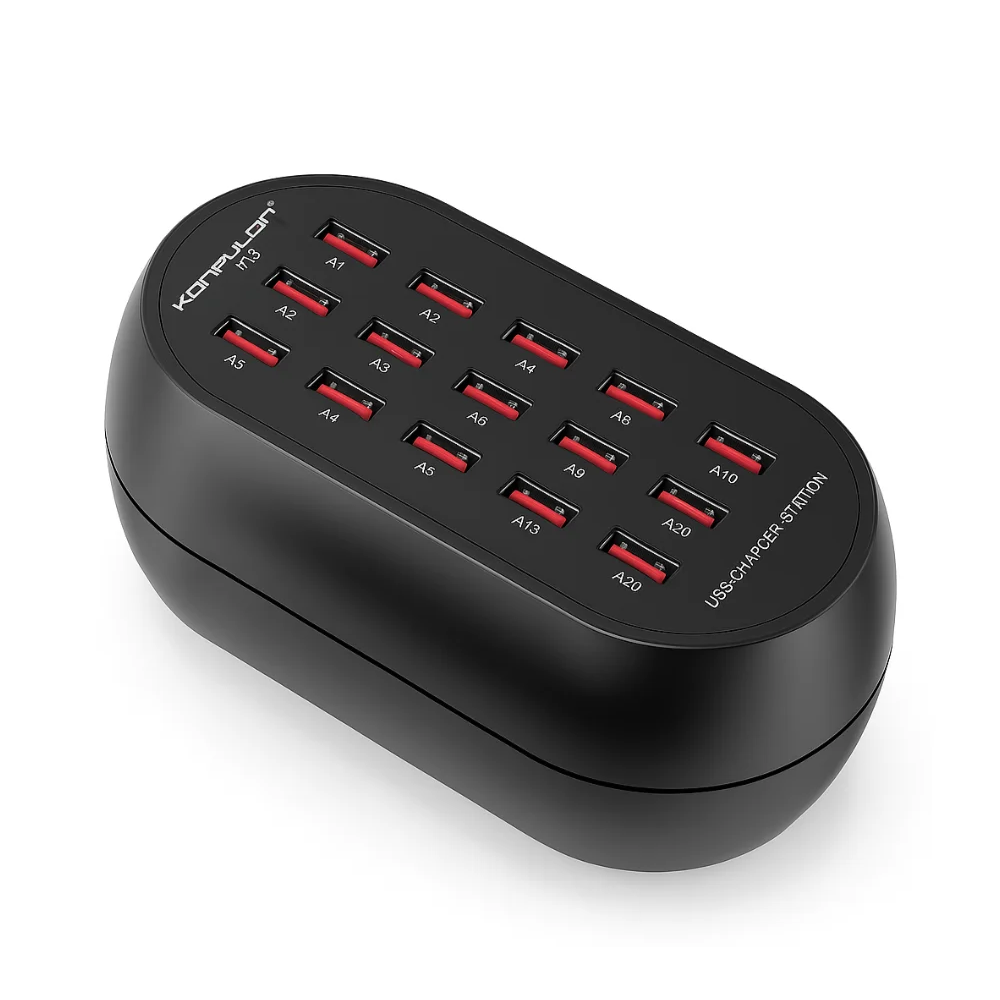 KONFULON C88 – Chargeur Intelligent 20 Ports USB