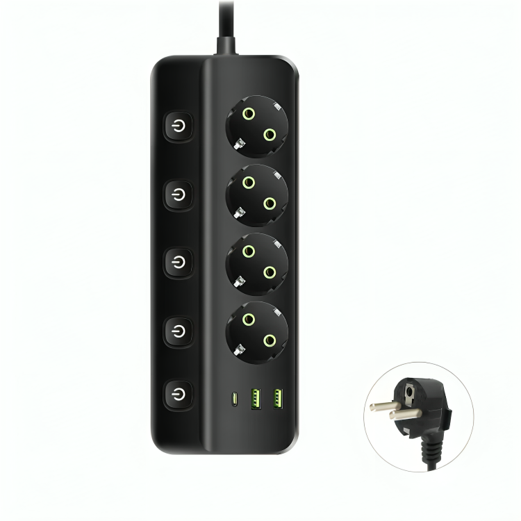 Multiprise QL-1097U 2500W Câble 3M