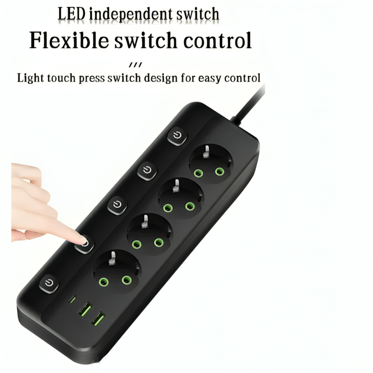 Multiprise QL-1097U 2500W Câble 3M