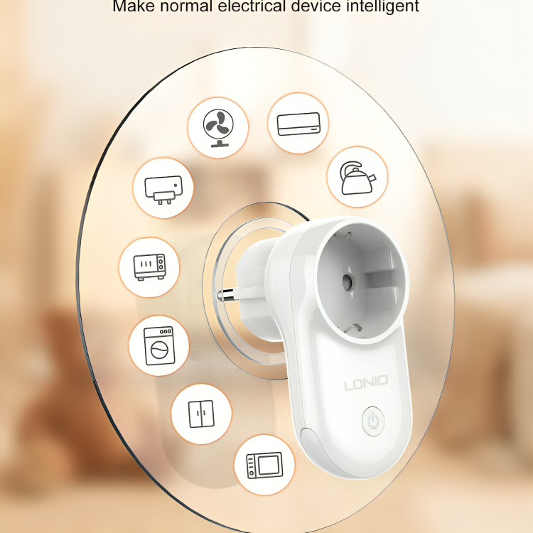 Prise Intelligente Wi-Fi LDNIO SEW1058 thumbnail 3