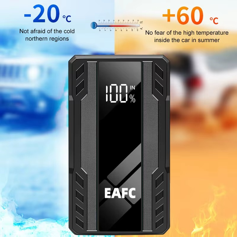 Démarreur de saut de voiture 1000 A, chargeur de batterie Booster de batterie externe de secours  thumbnail 6