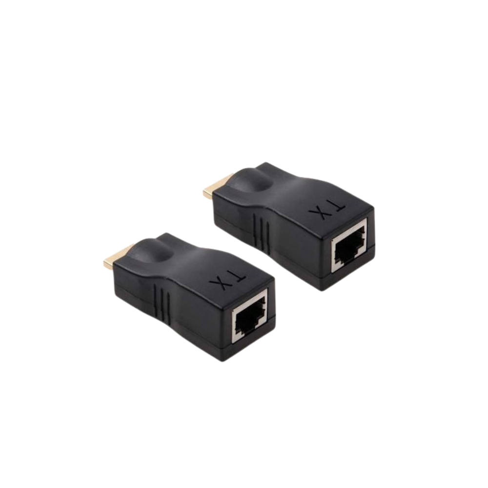 Adaptateur D'Extension HDMI vers RJ45 Câble Cat-5e/6,distance transmission 30m thumbnail 2