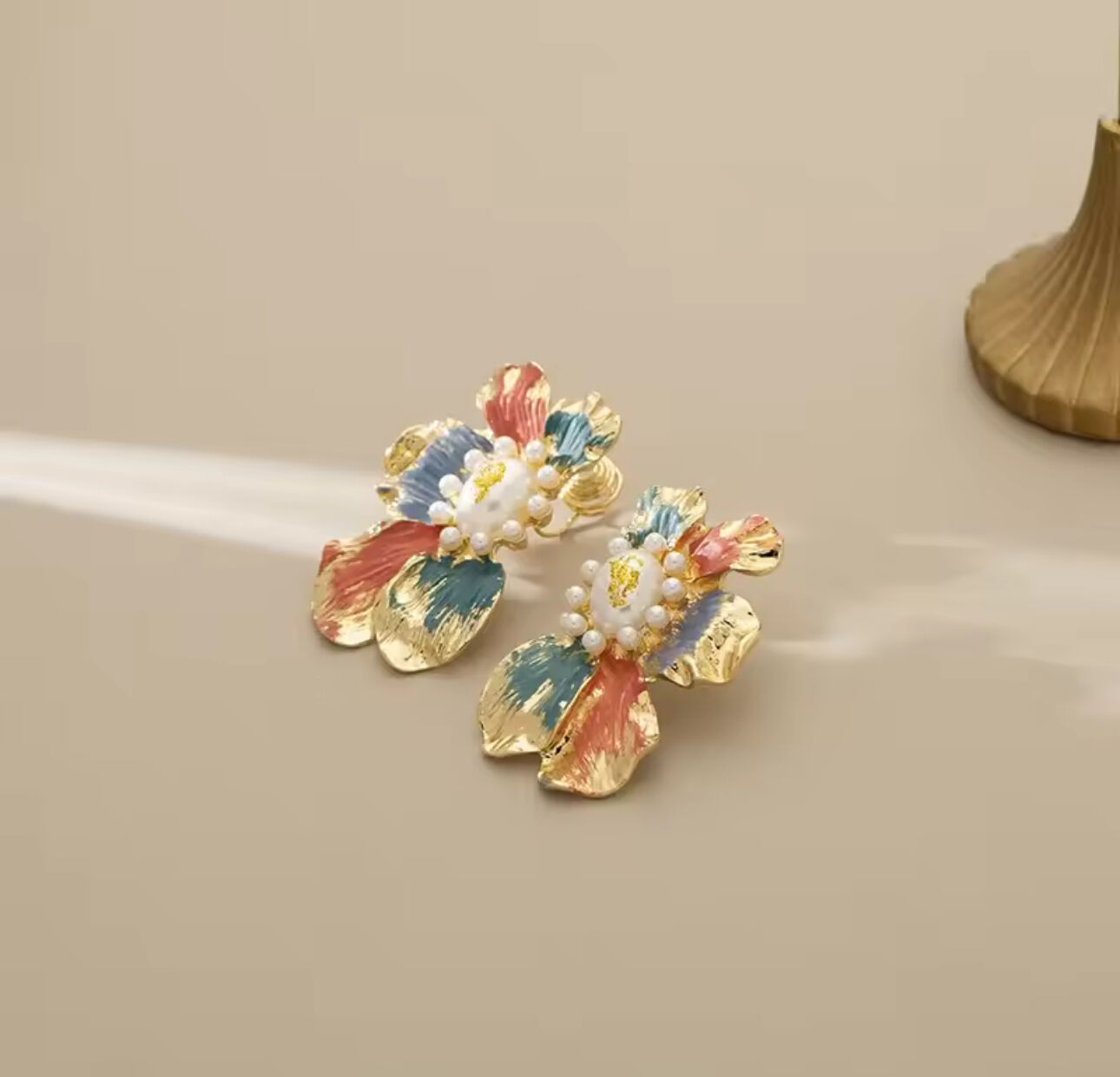 Boucles D'Oreilles Boucles D'Oreilles Perles Florales thumbnail 3