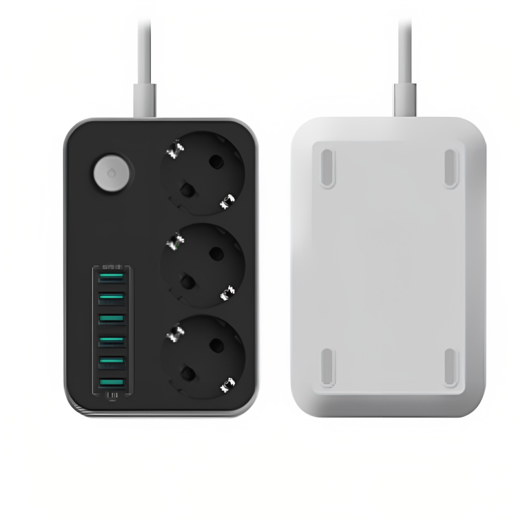 Multiprise Électrique avec 3 Prises AC et 6 Ports USB - SE3631 thumbnail 3