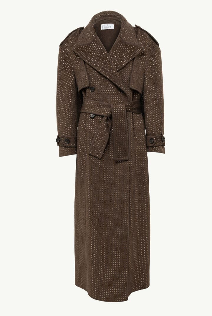 TRENCH-COAT AVEC STRASS