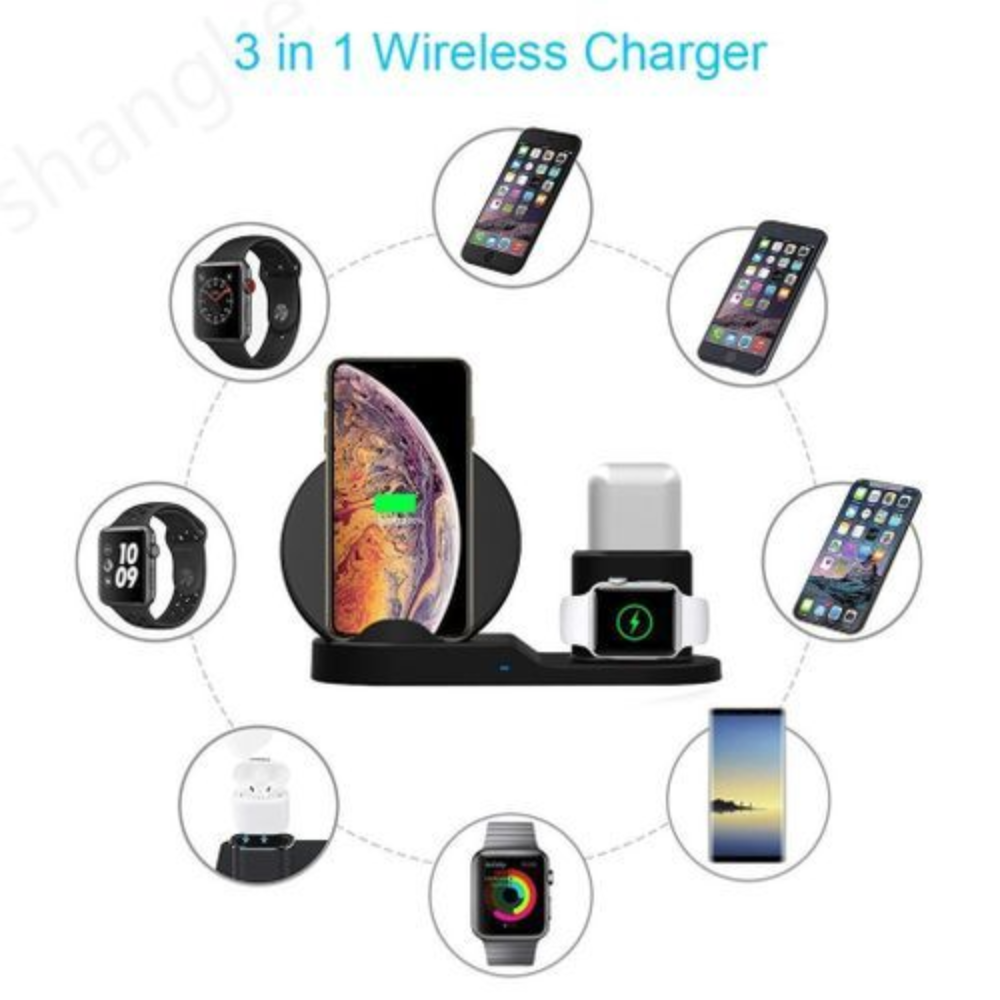 Chargeur Sans Fil 3 in 1 fast charge