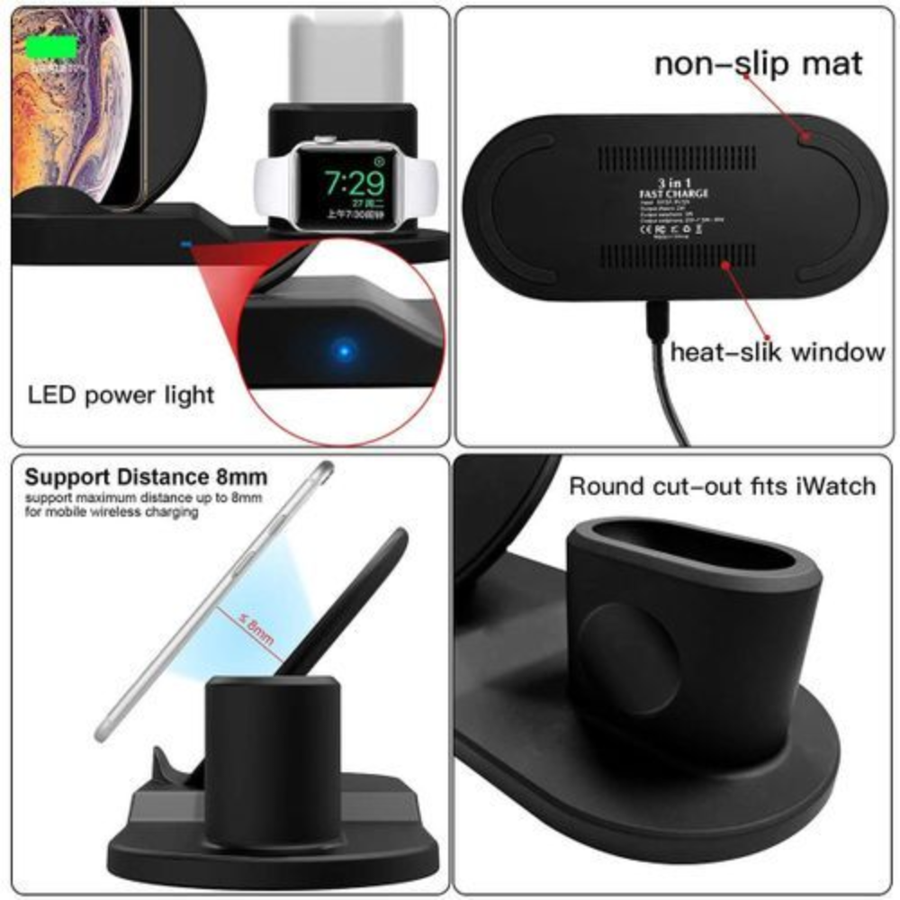 Chargeur Sans Fil 3 in 1 fast charge thumbnail 4