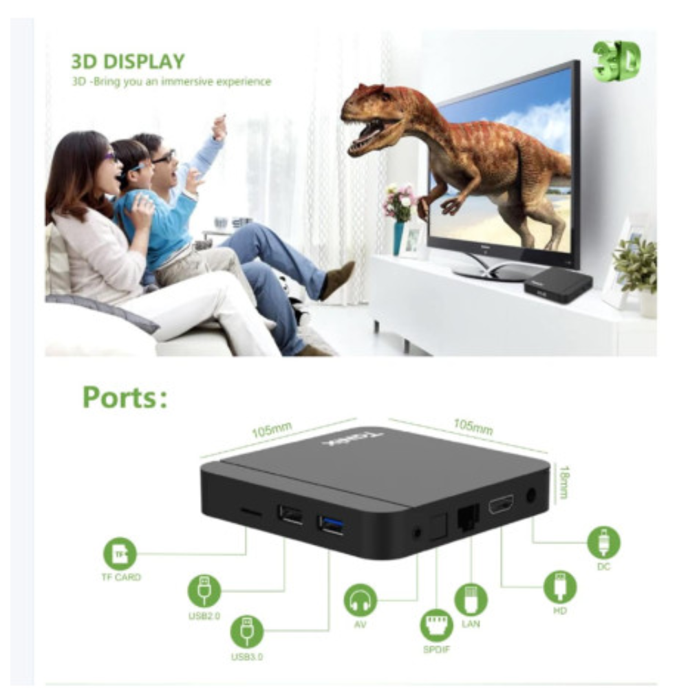 Tanix tx12 4Gb Ram 64Gb Mémoire Android 12