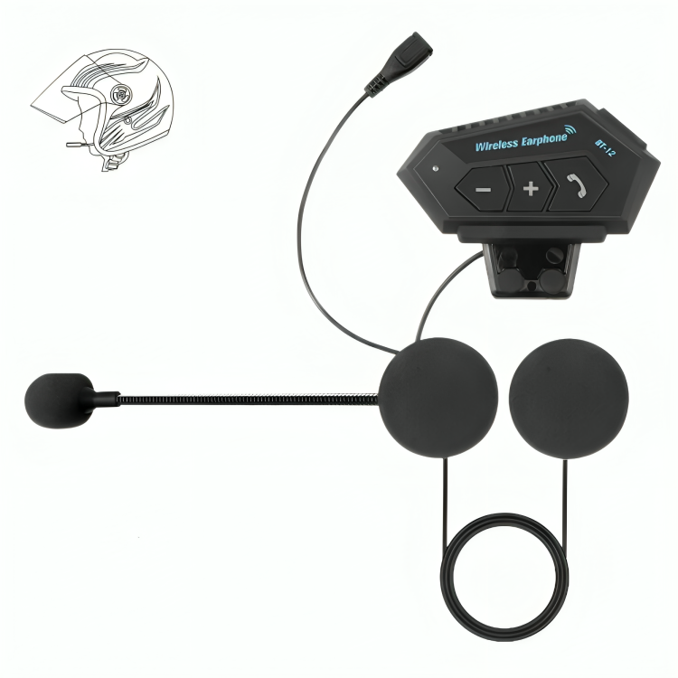 Kit Bluetooth pour Casque Moto – Appels Mains Libres & Musique Sans Fil thumbnail 1