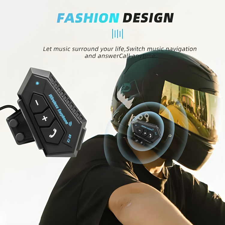Kit Bluetooth pour Casque Moto – Appels Mains Libres & Musique Sans Fil thumbnail 4